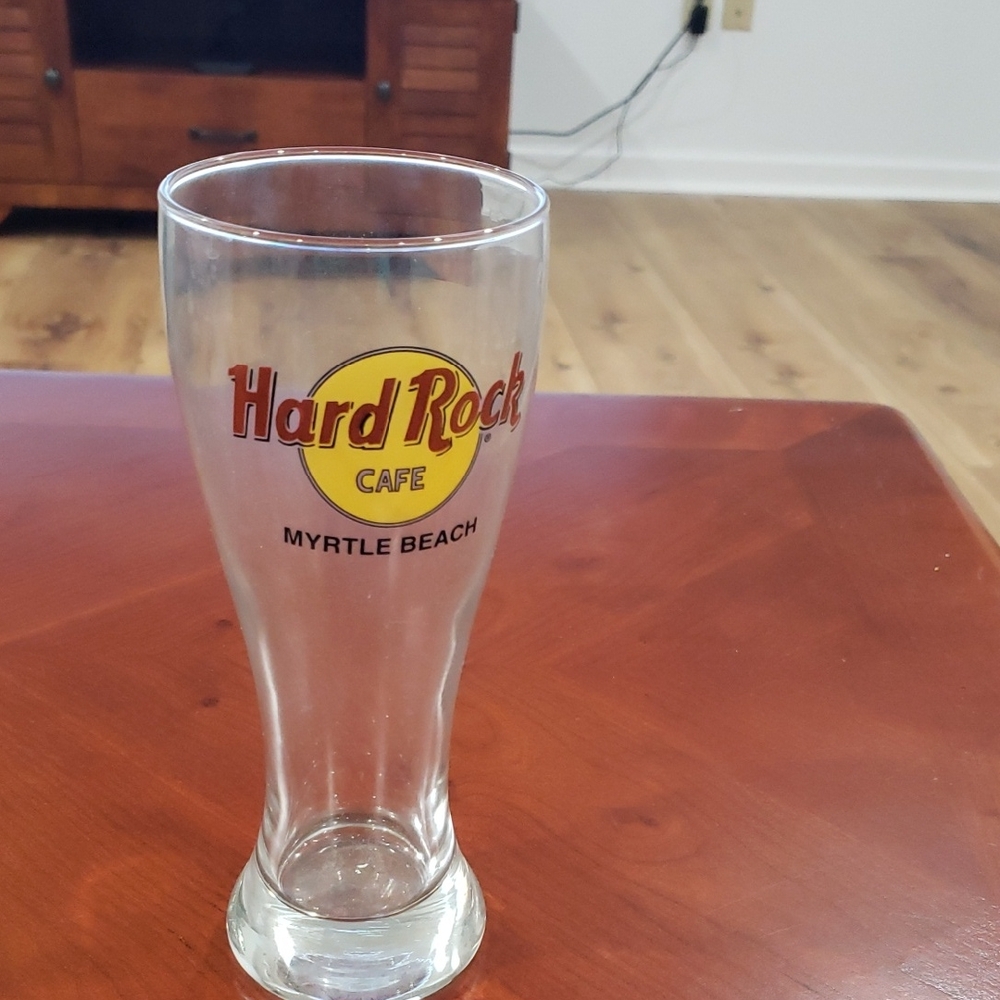 Hard Rock Cafe Myrtle Beach Pilsner Glass